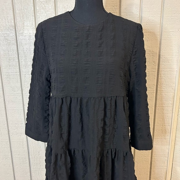 Zara Sharon Tiered Mini Dress, size small. - Picture 2 of 8